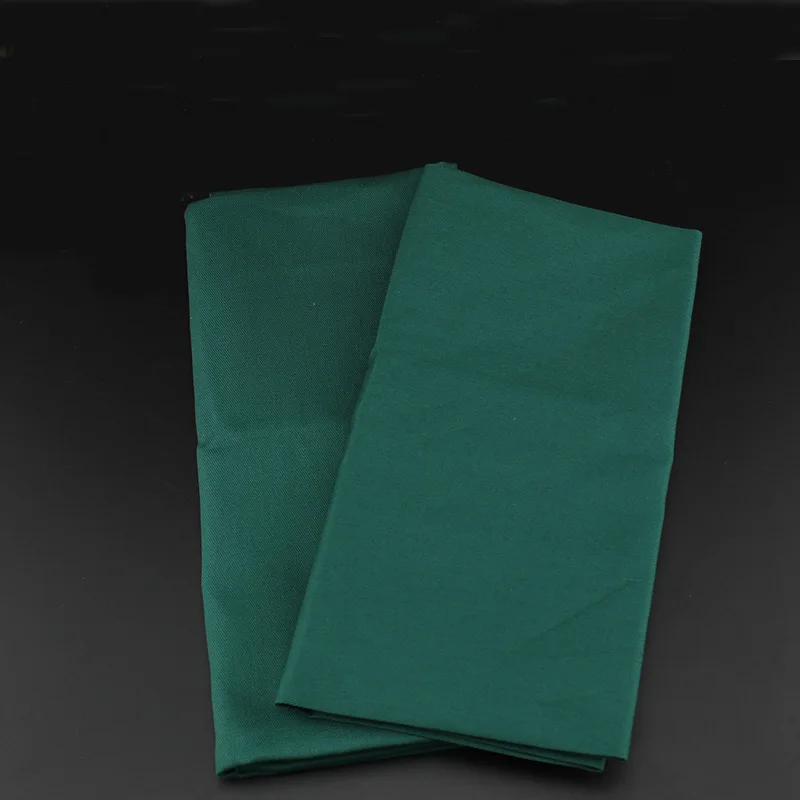 Medical cotton covered cloth double layer hole towel pad single spread towel dark green heat resistant instrument disinfection h