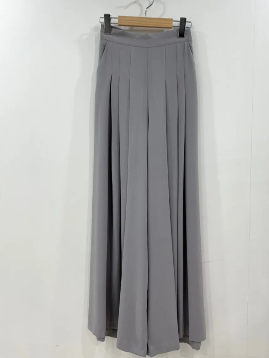 Chic Summer High Waist Loose Casual Pants Women's A-Line Skirt Pants Drapey Versatile plus Size Comfortable Faionable