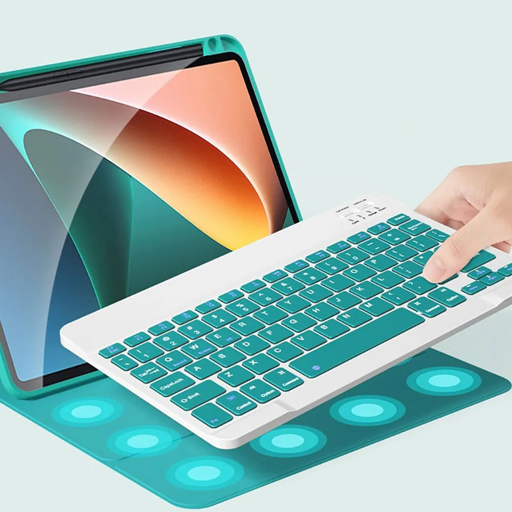 

Клавиатура для Xiaomi Pad 7 Pro 11,2 дюйма 2024 teclado inalámbrico Bluetooth Клавиатуры Чехол с подсветкой для XIAOMI Pad 7 Pro 11,2 дюйма