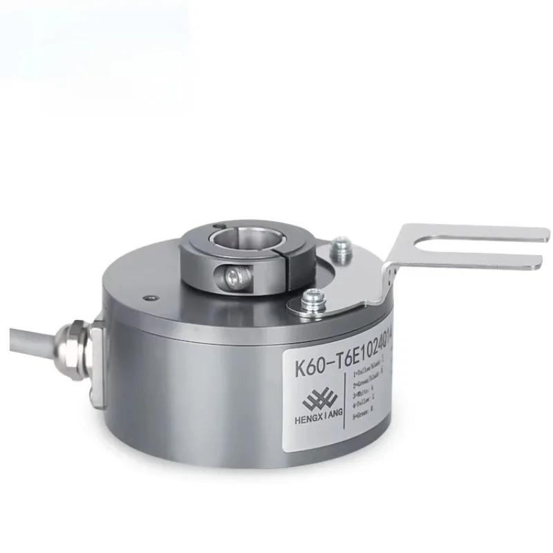 K60 5000RPM Shaft 14mm 15mm 1024ppr Incremental Optical Rotary Encoder High protection IP65 High Resolution Encoder