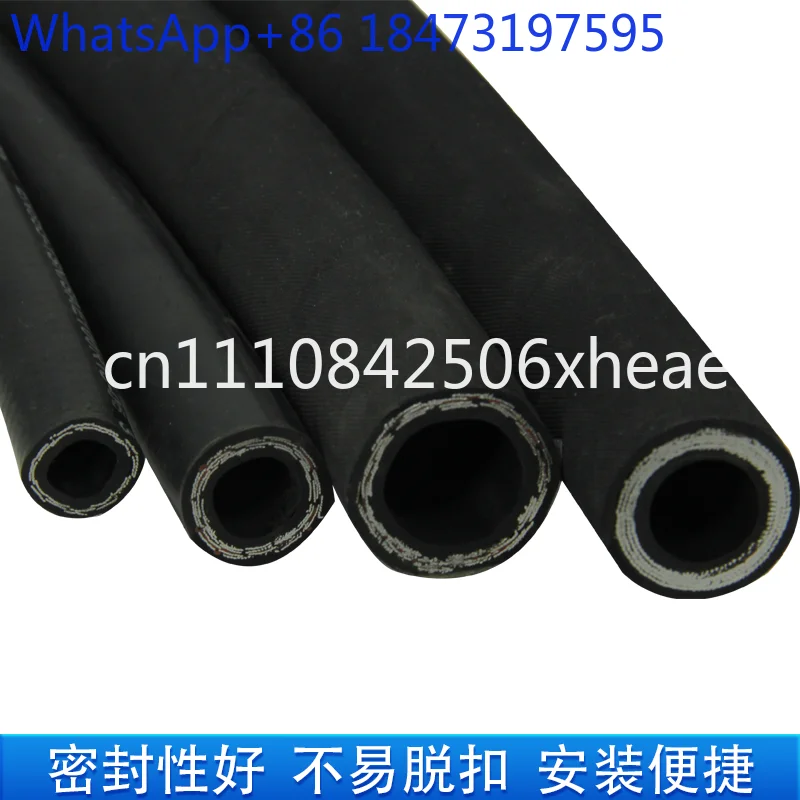High Pressure YouTube Hydraulic Hose Assembly High Temperature Resistant Tube Steel Wire Braided Rubber Tube Excavator
