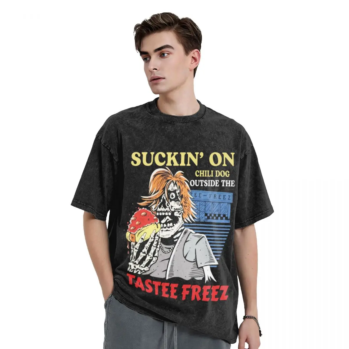 Suckin’ on chili dog outside the tastee freez T-Shirt boys animal print customizeds plus sizes clothes for men