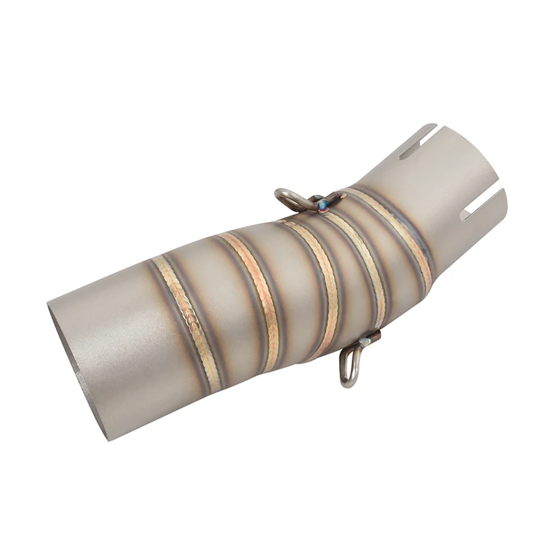 

Exhaust Mid Link Pipe For CFMOTO 450SR 2022 Titanium Alloy Modified Motorcycle Connect Tube Slip On Muffler Moto Accessories