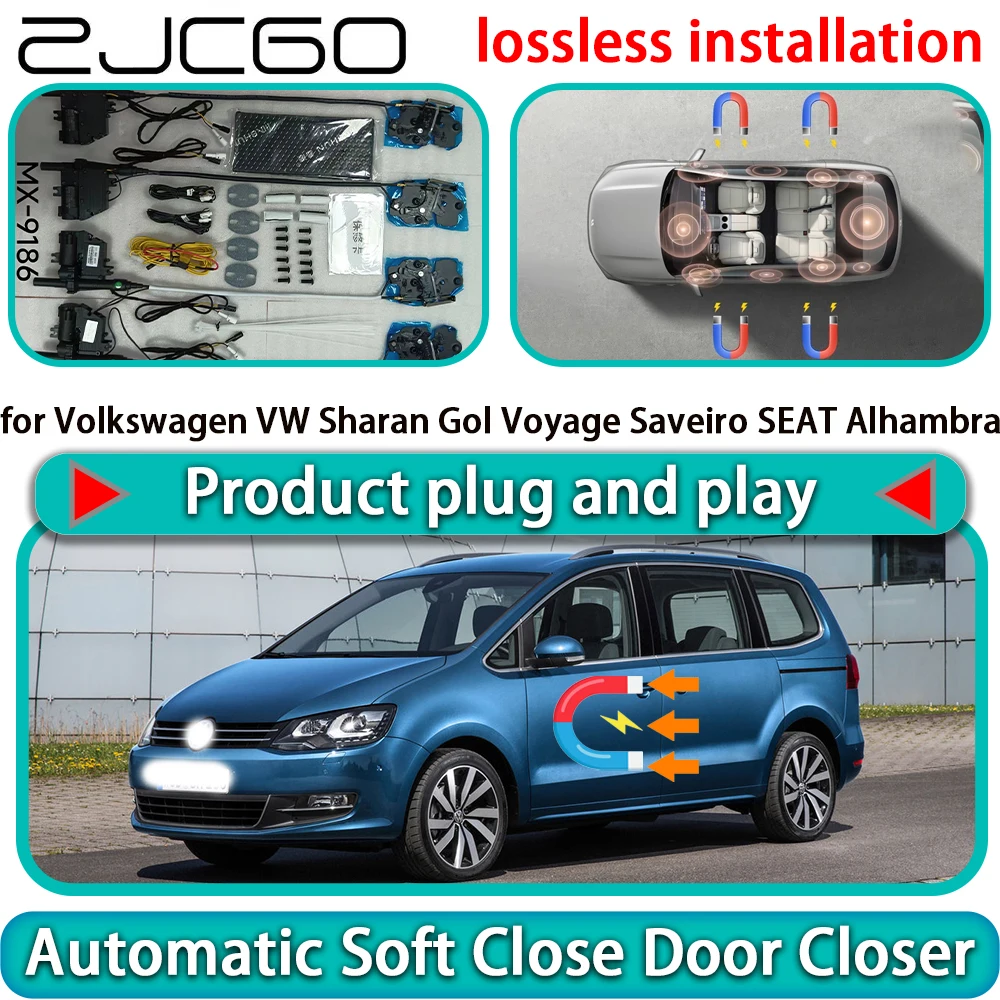 

for Volkswagen VW Sharan Gol Voyage Saveiro SEAT Alhambra Auto Soft Close Door Kit Power Latch Door Catch Soft Closing Assist