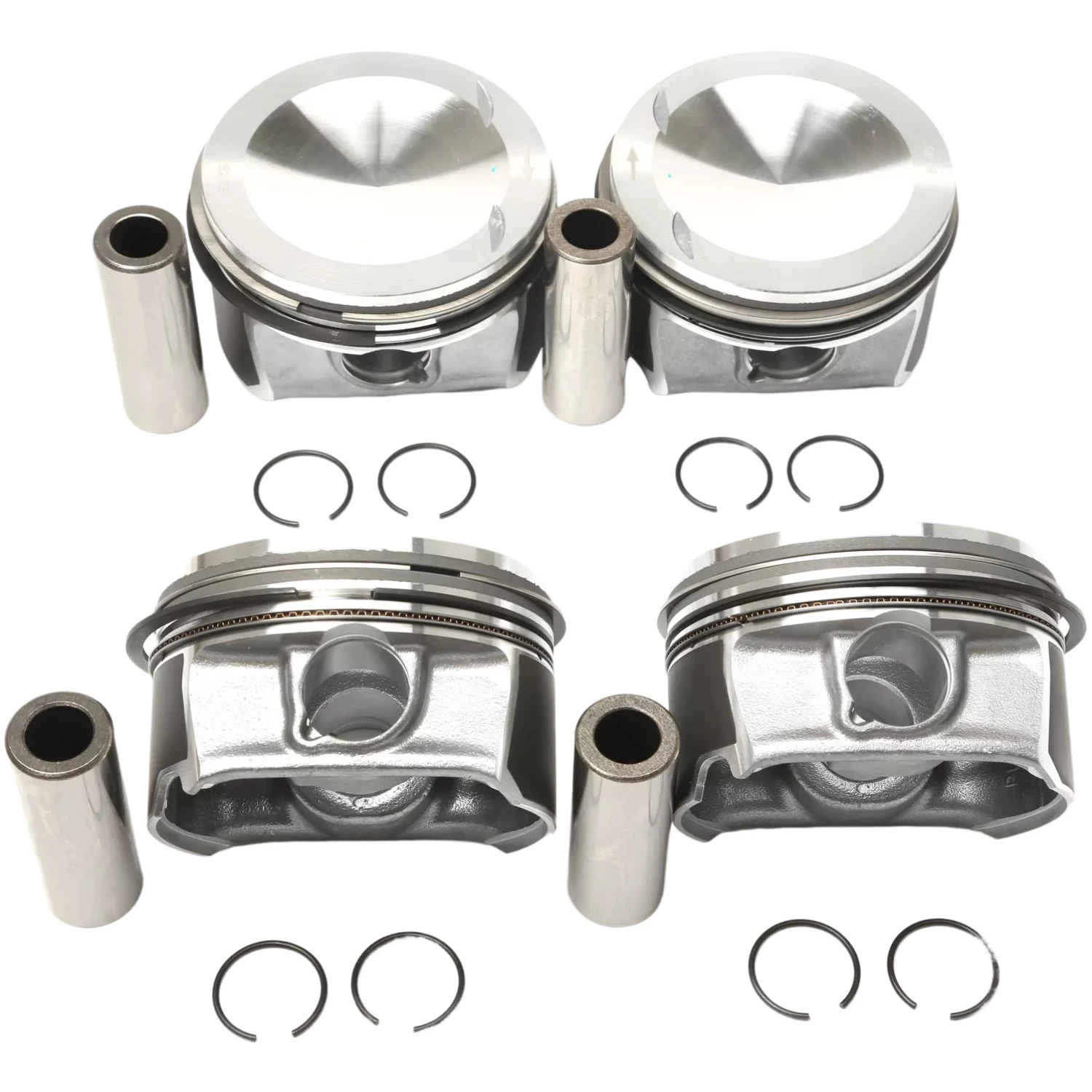 4pcs 82.51mm 21mm Pistons & Rings 06D107066L For 2.0TFSI Audi S3 TTS Quattro VW Golf R Seat N90558301 06J198151B 06J198151 New