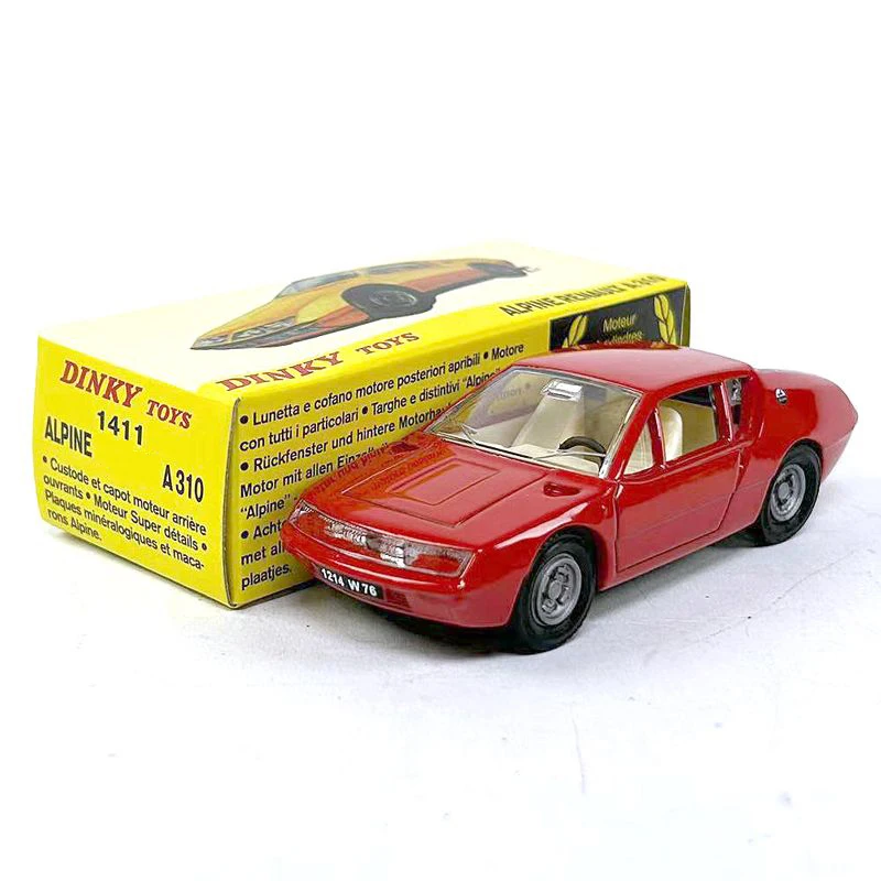 Игрушки DINKY 1:43 ALPINE A310, легкосплавный автомобиль, литье под давлением и игрушечный транспорт, модель автомобиля, миниатюрная масштабная модель автомобиля для детей