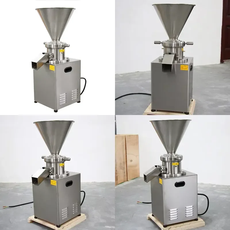for 100KG/H Automatic  Almond Milk Maker Peanut Butter Grinder Small Production Equipment