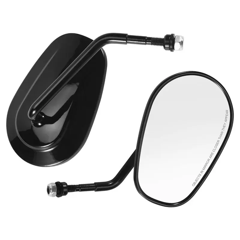 

Durable-Black Matte Motorcycle Side Mirrors For Davidson Xl 883 1200 Cruiser Touring