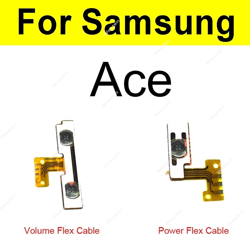 For Samsung Galaxy Ace Cooper La Fleur Hugo Boss GT-S5830 S5830 Side Key Button Flex Cable Power & Volume Flex Cable Spare Parts