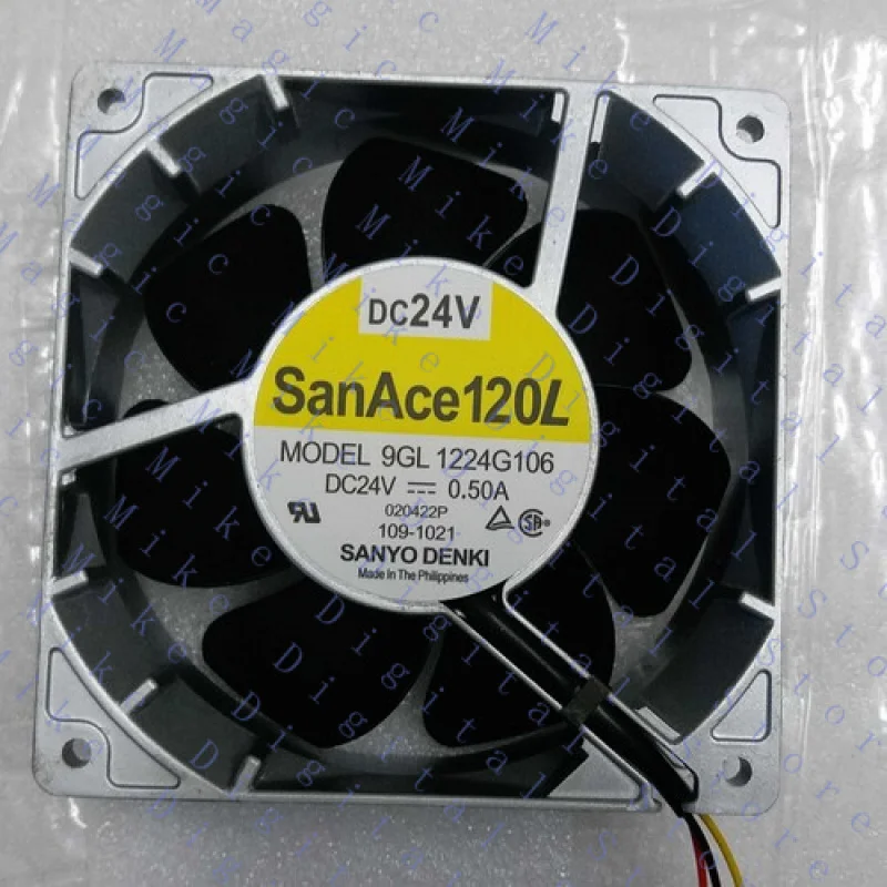 

H One для SANYO новый охлаждающий вентилятор 9GL1224G106 San Ace120L 24 В 0,50 А