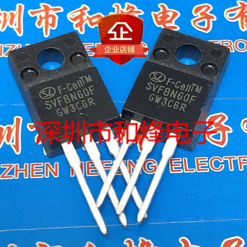 5PCS-10PCS SVF8N60F  TO-220F 600V 8A      ORIGINAL ON STOCK