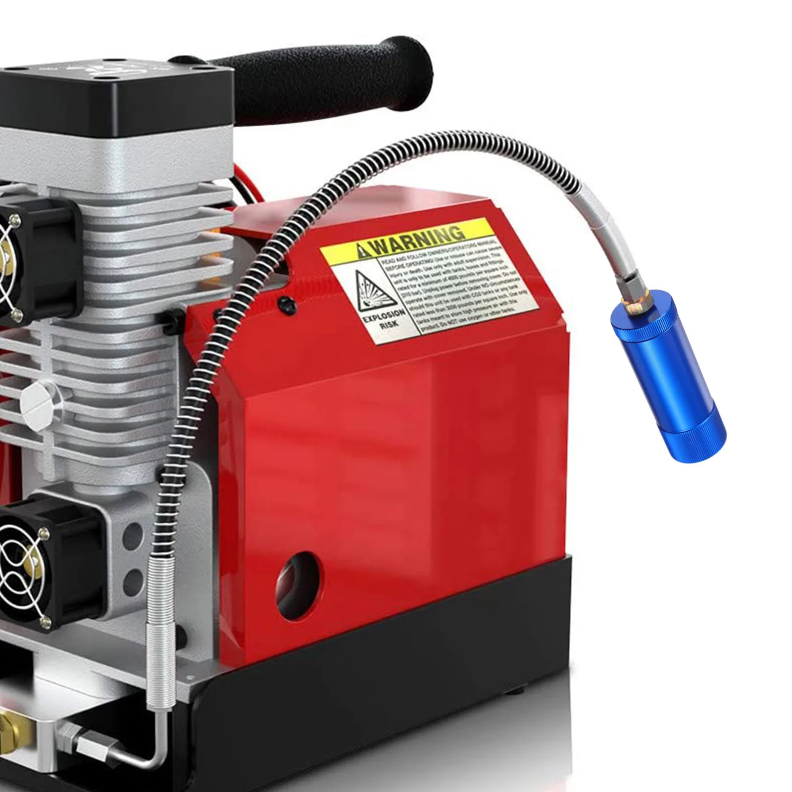 

High Compressor Water Separator Aluminum Alloy Oil Filter 30mpa External Fuel Pump Filtration Durable Easy