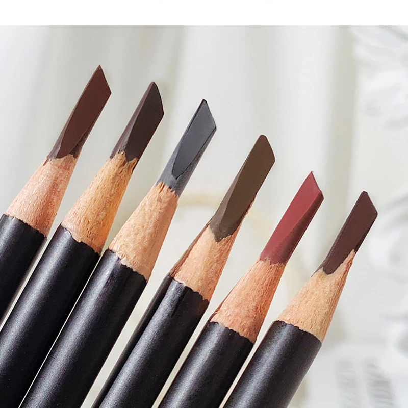 ดินสอเขียนคิ้ว machete แบบคลาสสิค แกนแข็ง กันน้ํา กันเหงื่อ ติดทนนาน ไม่ซีดจาง และเป็นธรรมชาติ