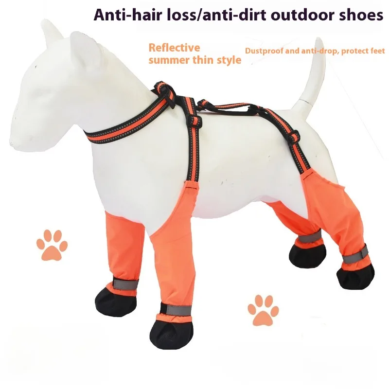 

Dog Boots Waterproof Dog Shoes for Outdoor All Seasons Non Slip Paw Protection Anti Dirt Durable Breathable Traction Grip