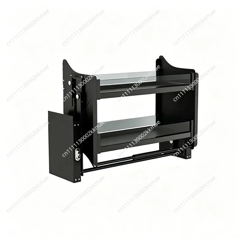 Kitchen top cabinet, hanging cabinet, lift basket, drop-down cabinet, snack seasoning storage, lift basket