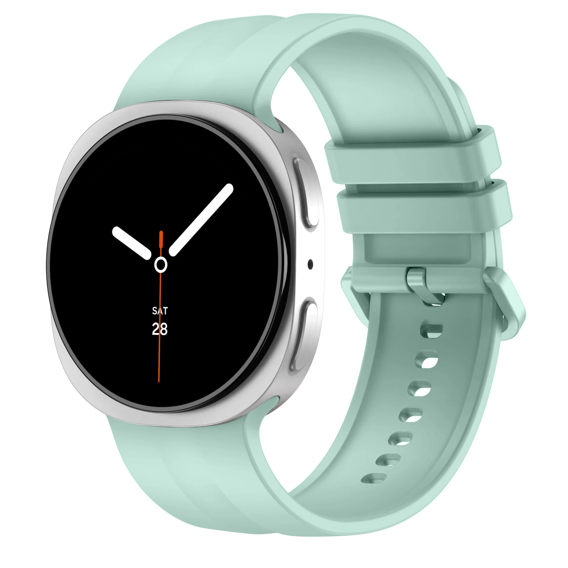 Original Silikonarmband für Samsung Galaxy Watch 9 8 44mm 40mm Sportarmband Galaxy Watch 8 Classic 46mm Armband Zubehör