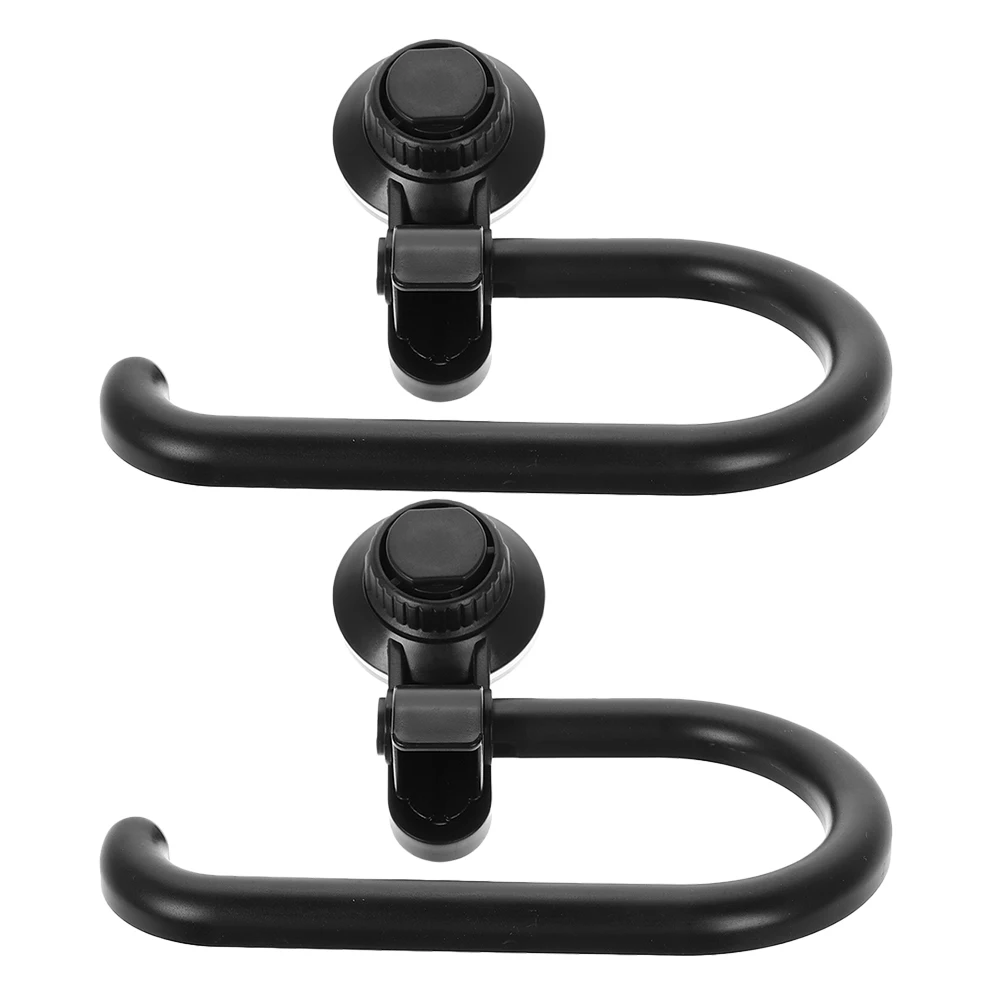 

2pcs Paper Towel Holder No Punch Bathroom Kitchen Dispenser Suction Cup Wall Mounted Napkin Rack Storage Tissue Roll Organizer
