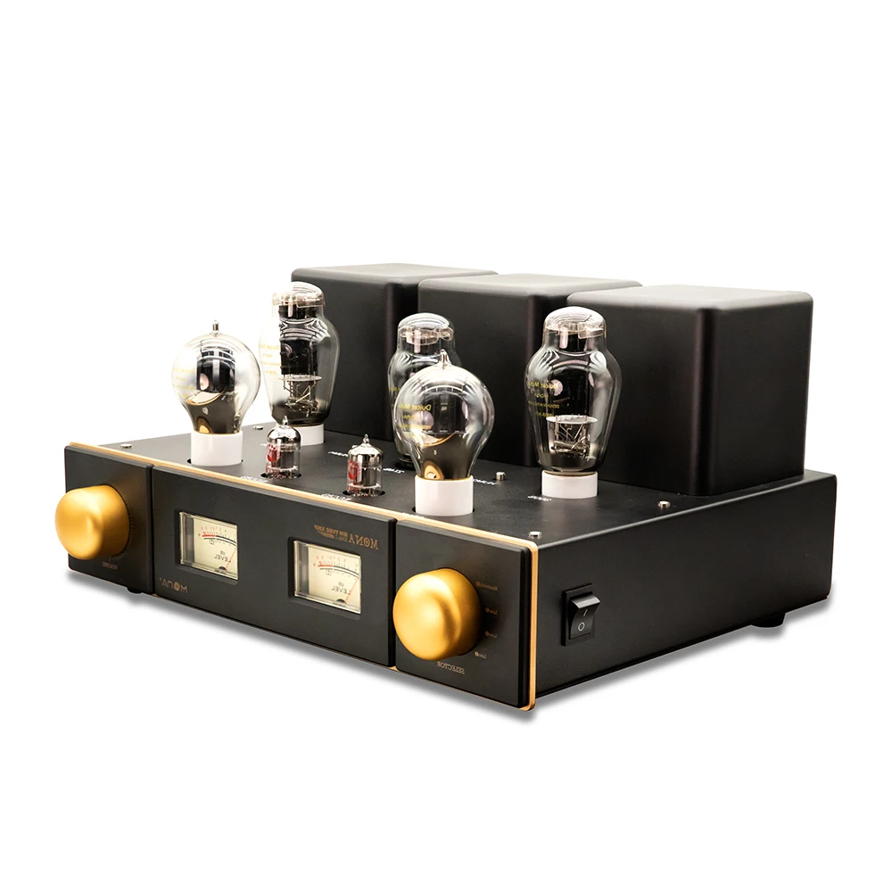 

High End Turntable Multifunctional Vintage Radio Stereo Speaker Vintage Suitcase Gramophone Vacuum Tube Amplifier With Bt