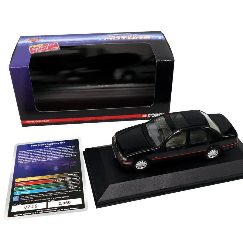 Corgi Pressofuso In Lega Scala 1:43 Vanguard Ford Sierra GLS Auto Modello Per Adulti Classici Collezione Giocattoli Regali Souvenir Display Statico