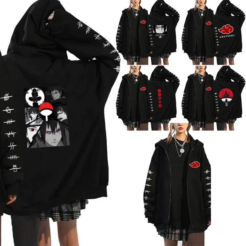 

Толстовки с капюшоном Наруто, зимняя толстовка с длинными рукавами в стиле аниме, теплые топы большого размера, уличная одежда, пуловер с капюшоном, повседневные спортивные топы, подарок
