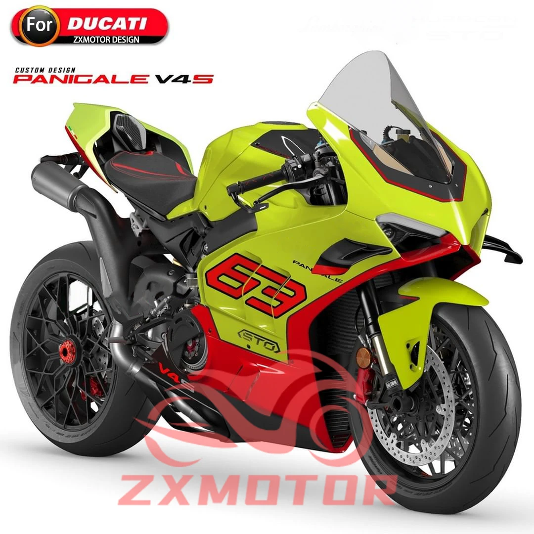 V4S 2023 2024 Design Fairing Kit for Ducati Panigaie V4 23 24 Motorcycle ABS Aftermarket Fairings Bodywork Panel Set