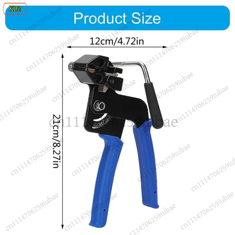 LK Multifunctional Cable Tie Tool Tensioning Cutting Pliers for Nylon Fasteners Zip Tie Gun Tensioner Cutter Crimping Pliers