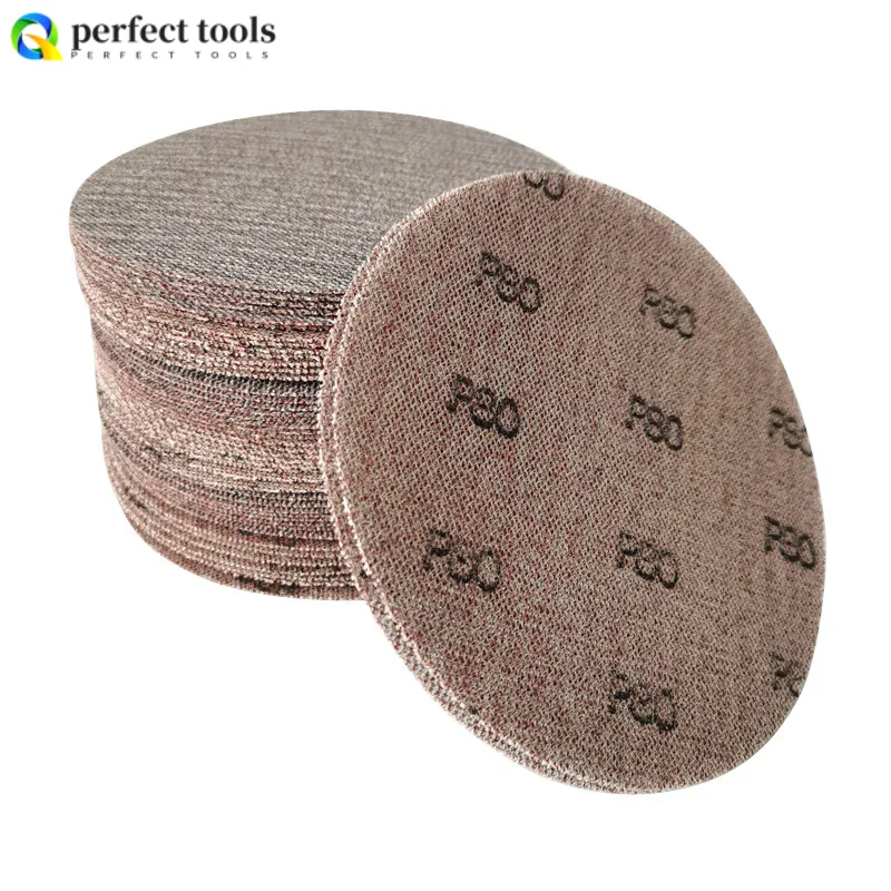 6 Inch 150MM Mesh Sanding Discs Hook & Loop Abrasive Dust Free Anti-Blocking Sharp Grinding Sandpaper for Car For Mirka