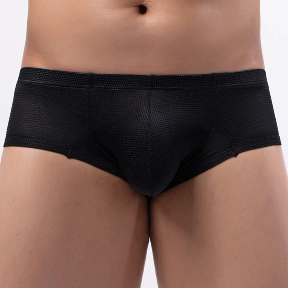 Add a Touch of Glamour to Your Lingerie Collection! Men\'s Half Hip Wrap Sexy Underwear with Soft Pouch Low Waist Bikini Thong