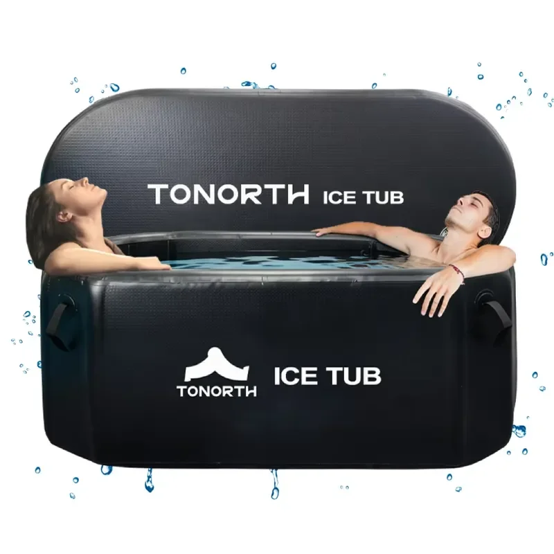 Portable Inflatable Foldable Cold Plunge Tub, Ice Bath for Post-Workout, 2-Year Warranty