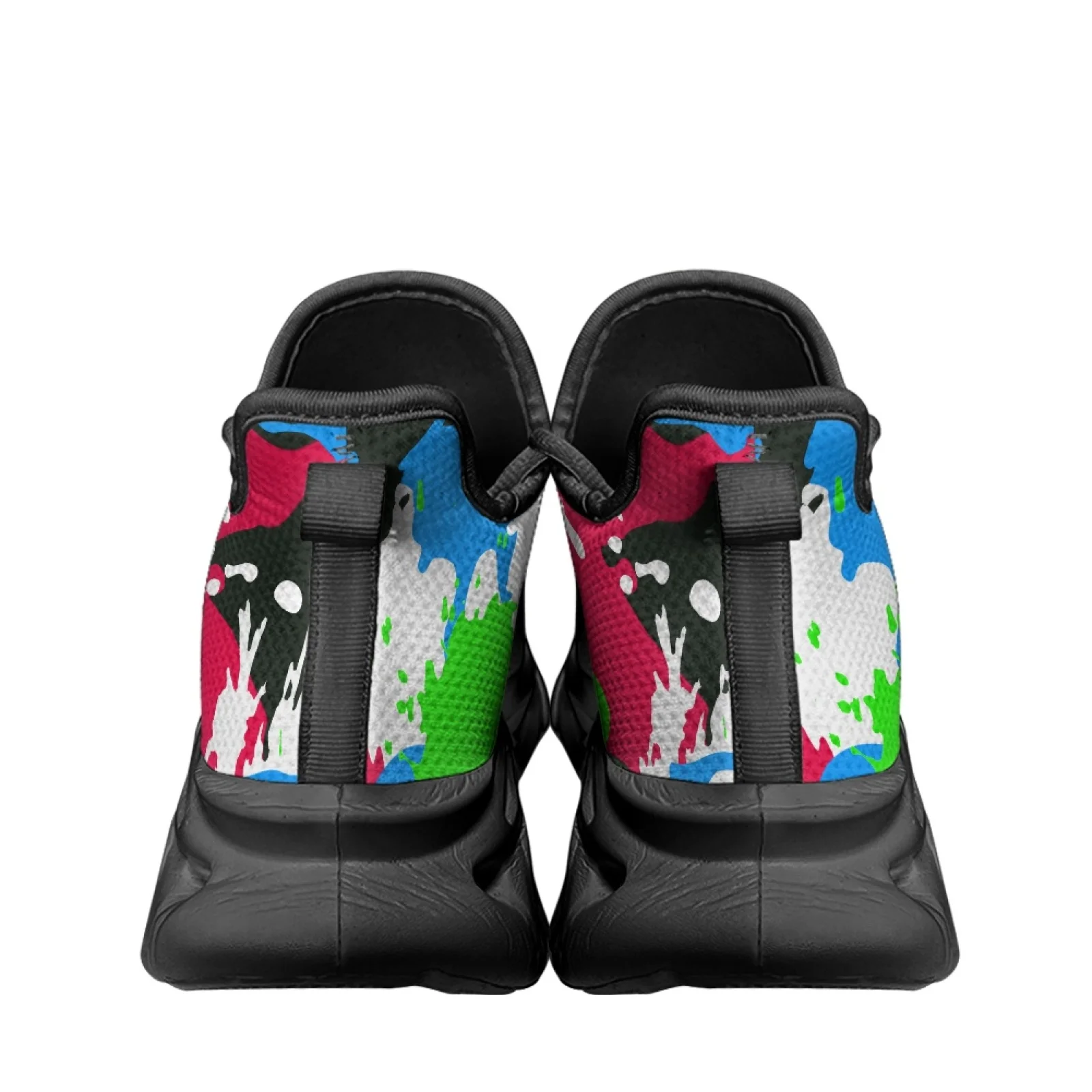 PENSTROLL PENSTROLL Colorful Splash Ink Running Sneaker Mesh & EVA Mens Running Sneaker  for Sports New Trend Fall Fashion
