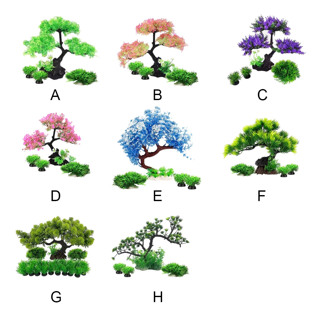 Lifelike Simulation Tree For Fish Tank - ABS For Stability And Durability Low Maintenance Stable In Water Decoration