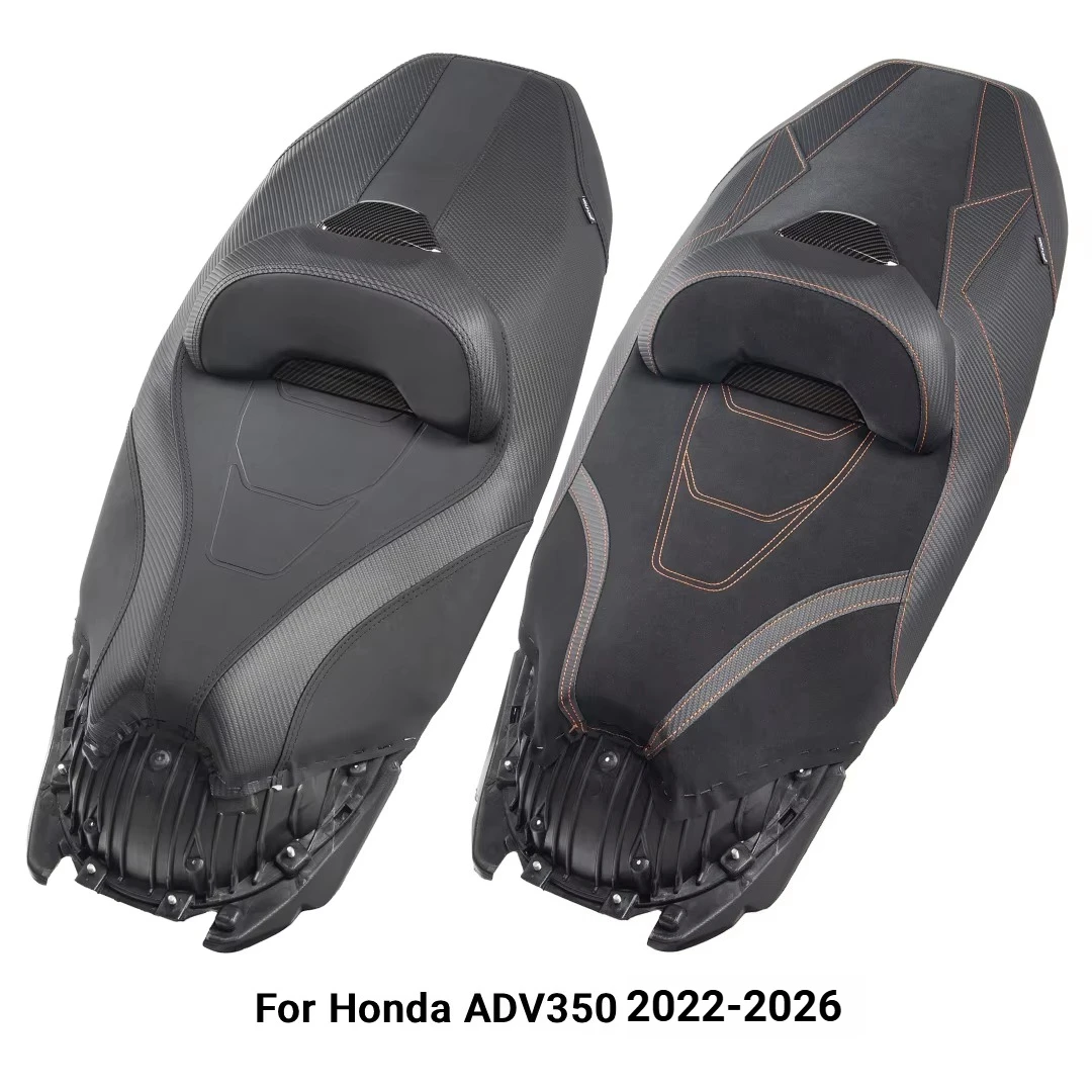 WOLFLINE One-piece Seat Cushion for Honda ADV350 2022-2026 Front Rear Integrated Seat Saddle Motorcycle Comfort for Daily Riding