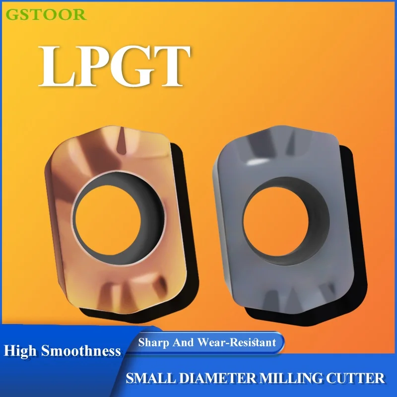 

LPGT 010210 ER-GM небольшой диаметр, быстрый прямой высокоскоростной фрезерный станок с ЧПУ, твердосплавные вставки, токарные инструменты для P.M