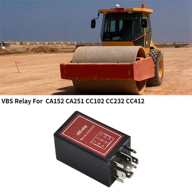 

Portable 382782 4700382782 370233 VBS Relay For Dynapac Roller CA152 CA251 CC102 CC232 CC412 CC422 CC722 CC900