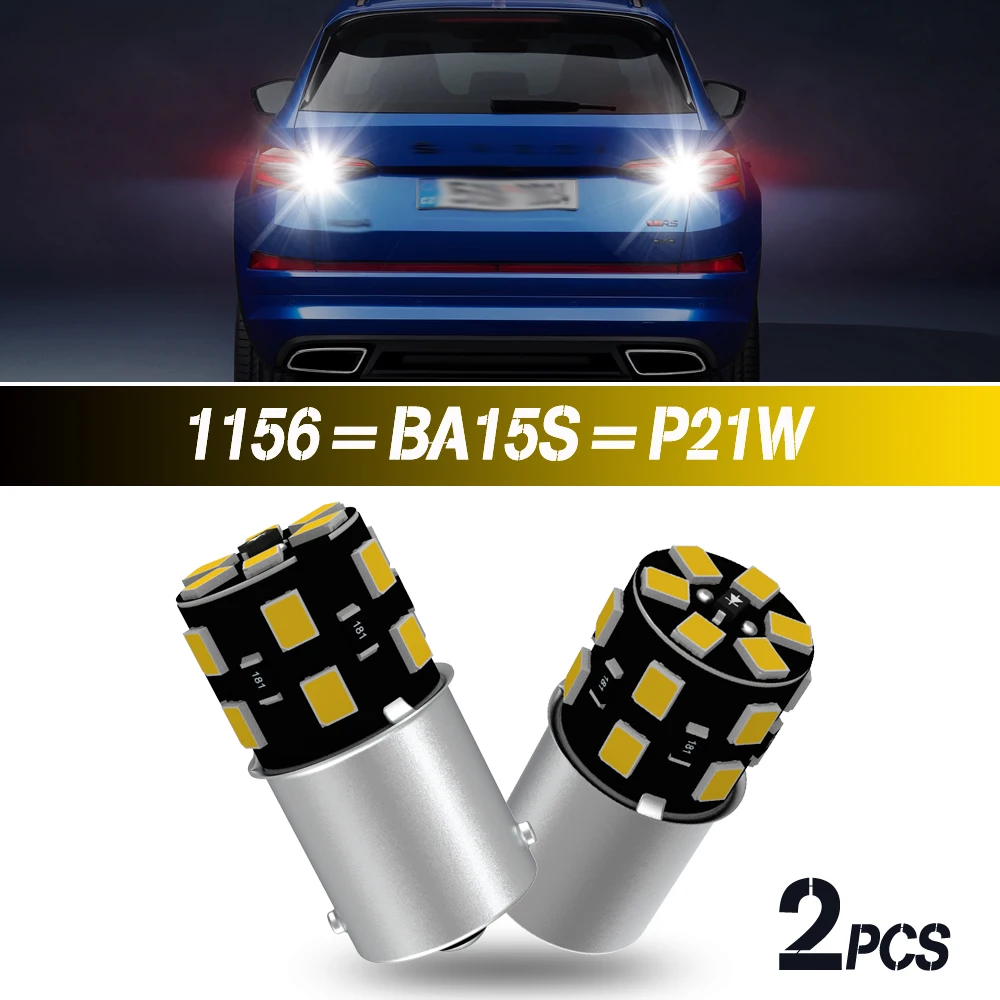 

1156 P21W BA15S LED Reverse Light Lamp Canbus For VW Caddy mk2 mk3 mk4 2 3 4 Beetle Amarok Crafter EOS Fox Jetta Santana Sharan