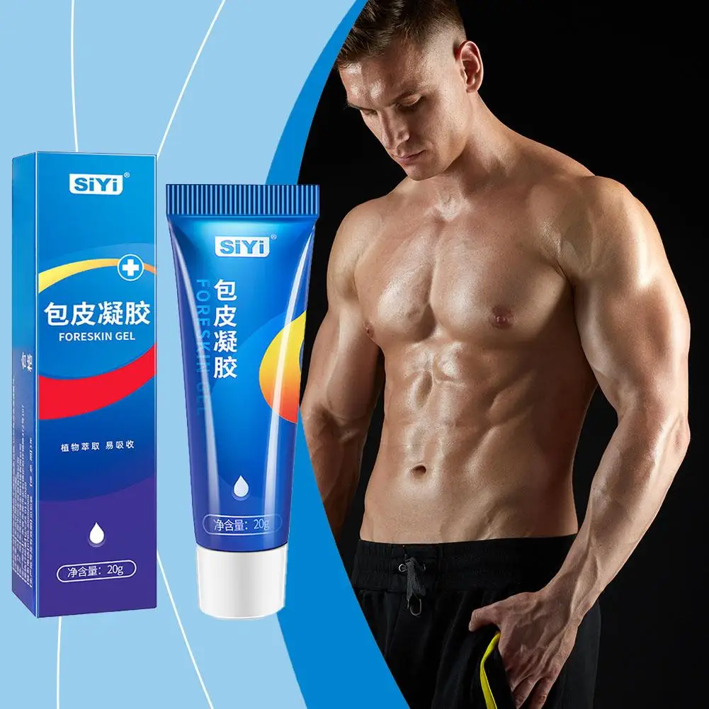 Gel de corrección de fimosis de prepucio masculino de 20ML, mejora física de la cabeza del pene, Gel líquido de prepucio, aceite lubricante de esencia de reparación