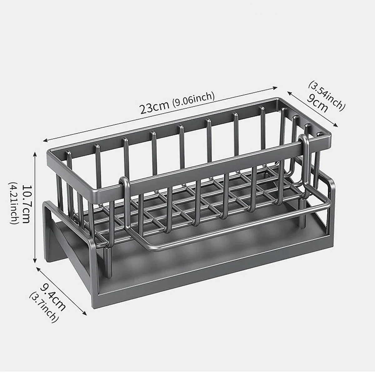 Kitchen Sink Sponge Holder ABS Material Durable Soap Rack Kitchen Supplies Storage Rack Home Spice Rack Drainage Shelf