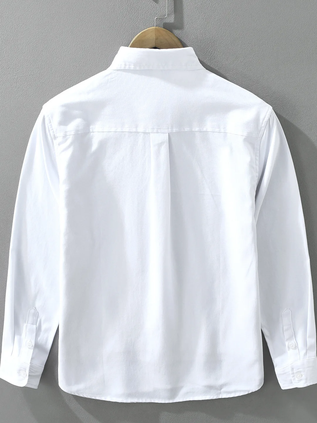 Casual Long Sleeve Embroidered Cotton Blend Men's Shirt Autumn New Style Comfortable Loose Fit Fashionable Collar Open Cardigan