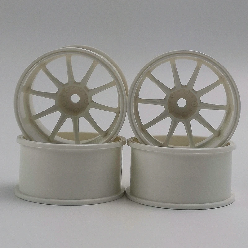 4pcs 9mm Offset RC Car 1/10 Scale Plastic Wheels Rims Drift On road Touring Model Hobby