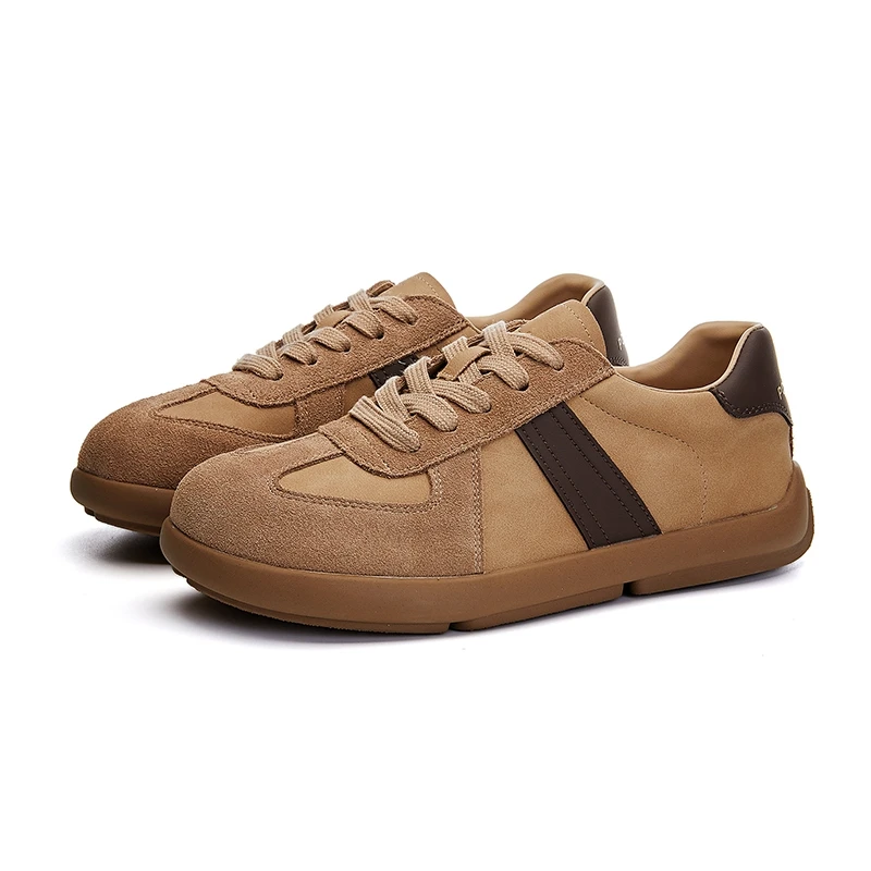 DIMANYU Damessneakers Retro 2024 Nieuw Echt Leer Kant Dames Casual Schoenen Plat Antislip Duitse Trainingsschoenen Dames