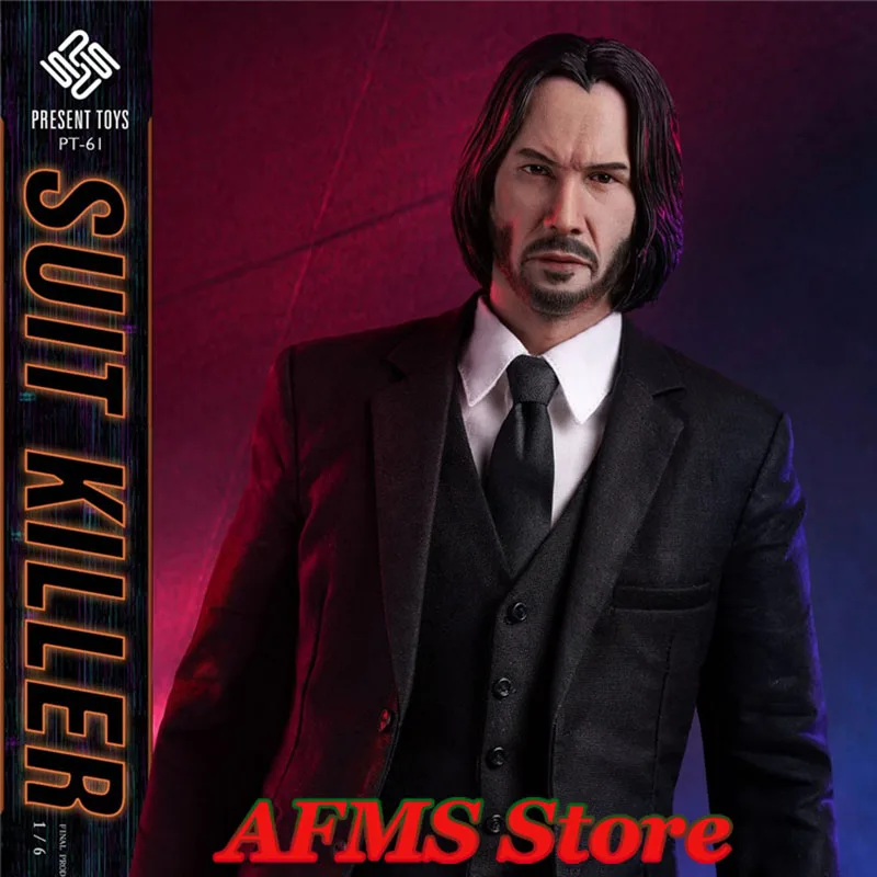 

PRESENT TOYS PT-sp61 1/6 Scale Collectibles Figure Suit Killer Keanu Reeves Dolls 12Inch Men Soldier Action Figure Model