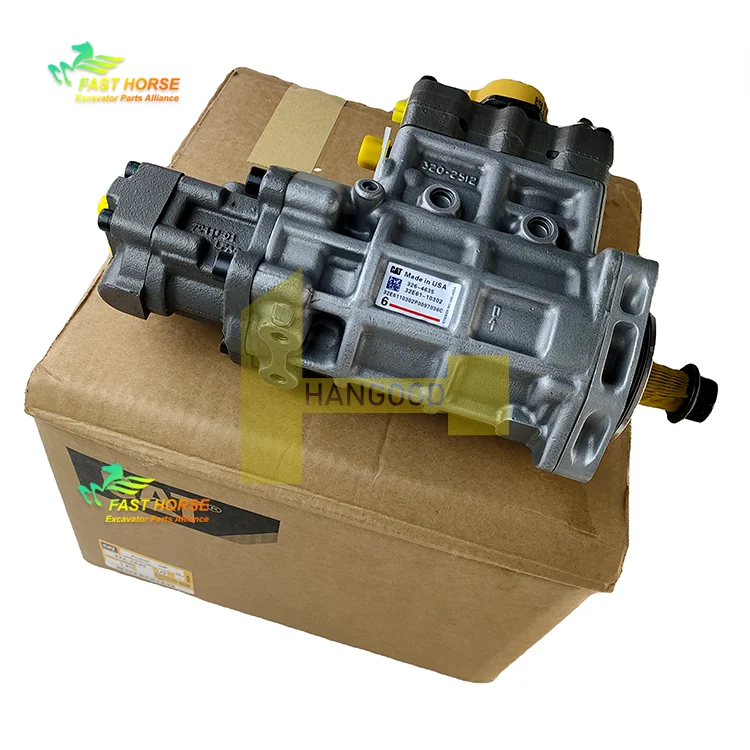 Hangood Construction Machinery Parts C6.4 diesel Fuel Injection Pump 264635 for Cat 320d Engine Injection Pump Excavator Parts