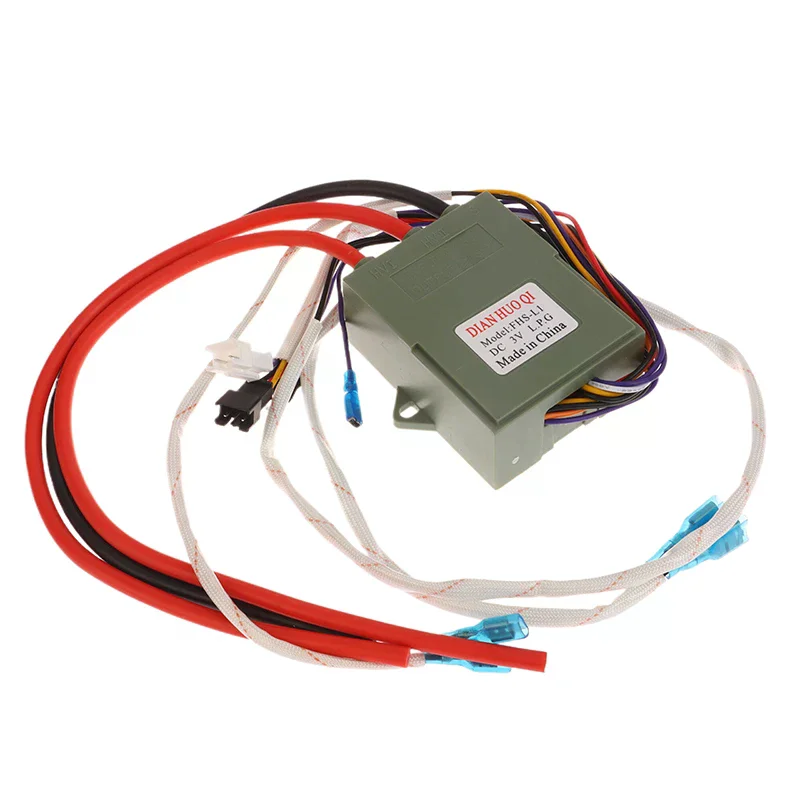 DC 3V Gas Stove Double Ignition With Temperature Control And Display Pulse Igniter 12 Wires For  Gas Water Heater