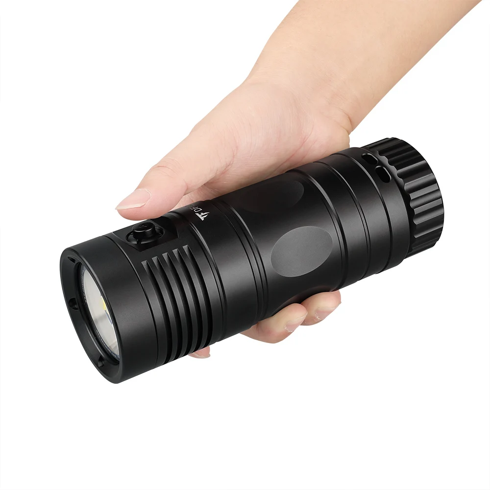 3 Color Securitylng Dive Lights Powerful 15000Lm Scuba Diving Flashlight Torch For Outdoor Activity