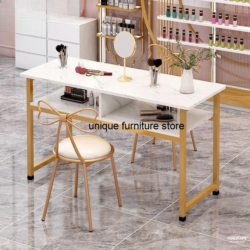 Cleaner Professional Manicure Table Luxury Nail Dressing Beauty Manicure Table Modern Schmincktisch Nails Salon Furniture BL50MT