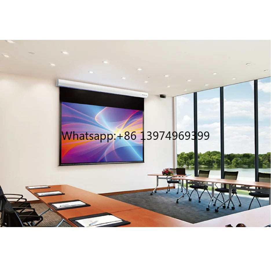 Competitive Cinema Screen Price/200 Electric Projector Screen/4K Ultra Home Theater System
