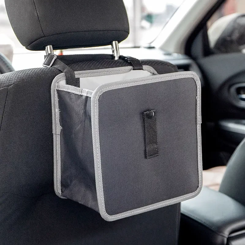 

Car Trash Rubbish Holder Garbage Storage Bag For Auto Vehicle Office Kitchen Multifunctional backrest waterproof storage bag