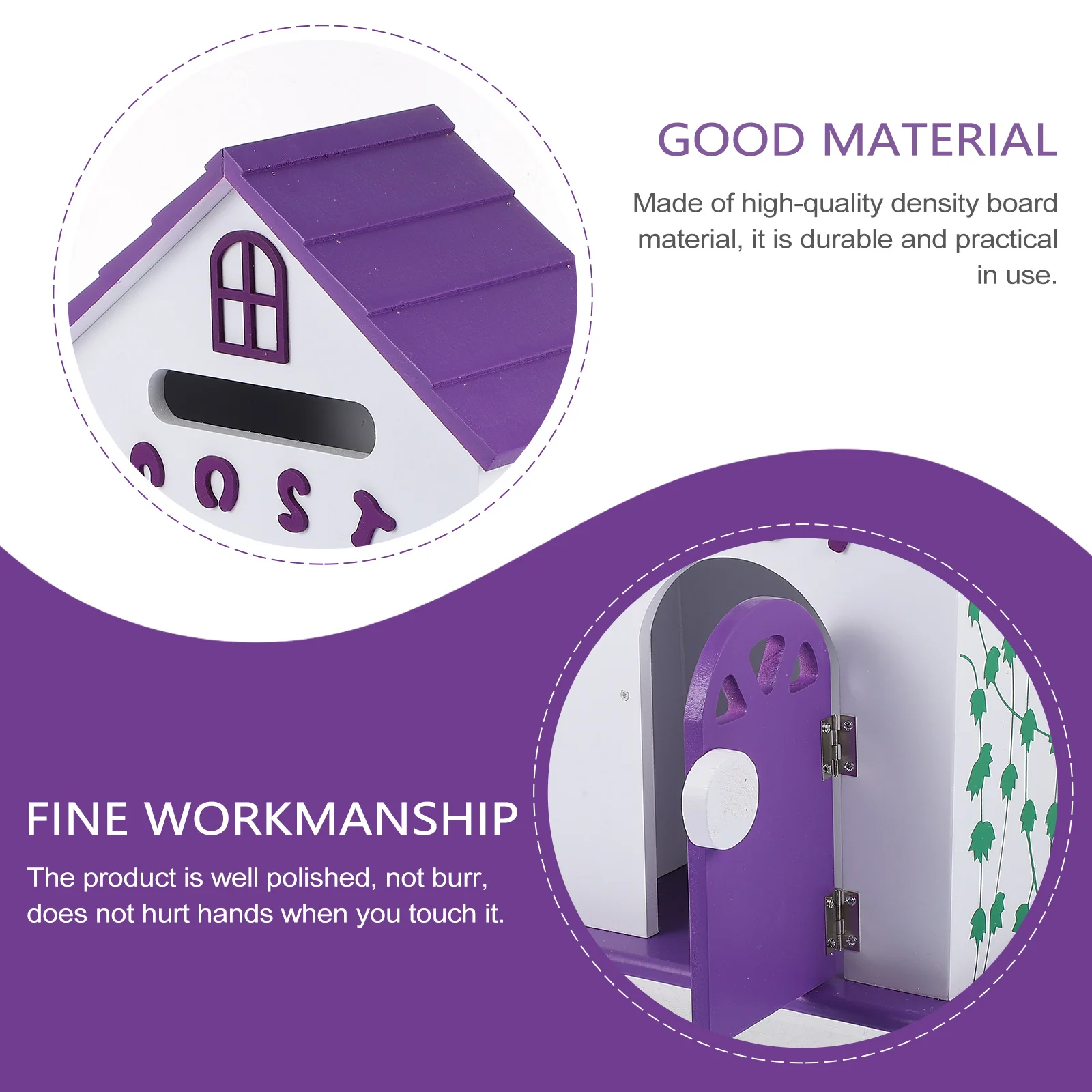 1pc Wall Mount Suggestion Box For School Home Hospital Use Durable Mail Storage Organizer Complaint Letter Box