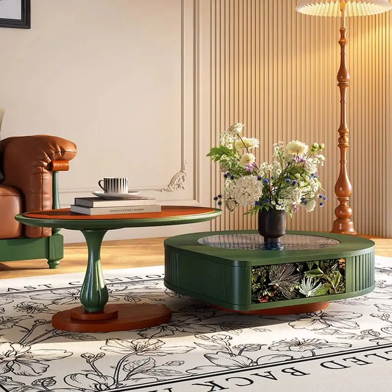 Hochwertige Vintage-Couchtische im klassisch-modernen Stil, seitliche Couchtische für das Wohnzimmer, Mesas De Centro, Möbel für Zuhause