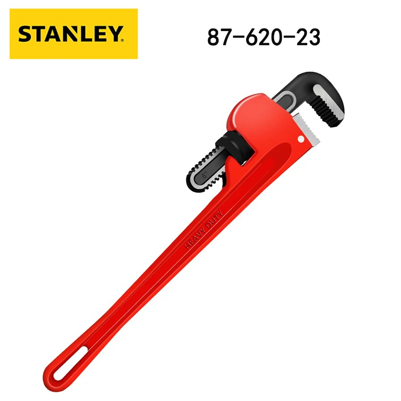 Stanley 87-620-23 Heavy Duty Pipe Wrench Industrial Grade Household Plumbing Pipe Thread